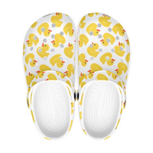 Discover Funny duck pattern Clogs