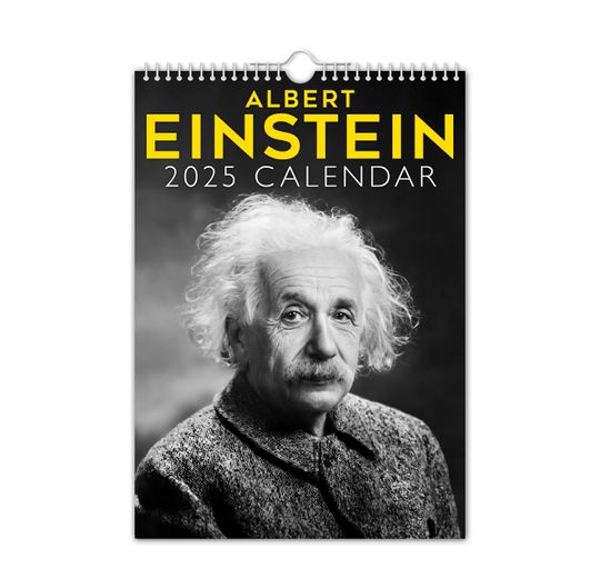 Discover Albert Einstein Quotes - 2025 Wall Calendar // Christmas / Birthday