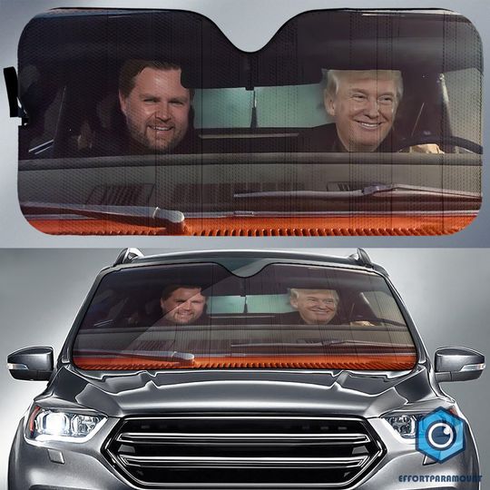 Discover Trump Vance Car Sunshade - Windshield Protection
