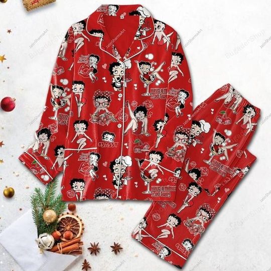 Discover Betty Boop Holiday Pajama Set