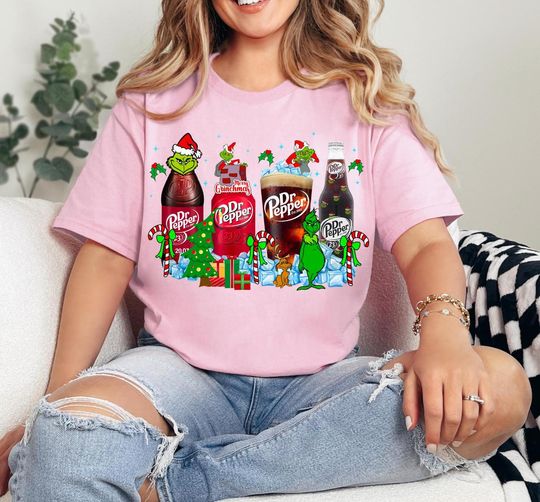 Discover Dr pepper Christmas party , Grin dr pepper SHIRT