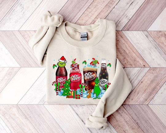 Discover Grin Christmas Sweatshirt, Dr Pep Xmas Hoodie, Grin Xmas Tshirt