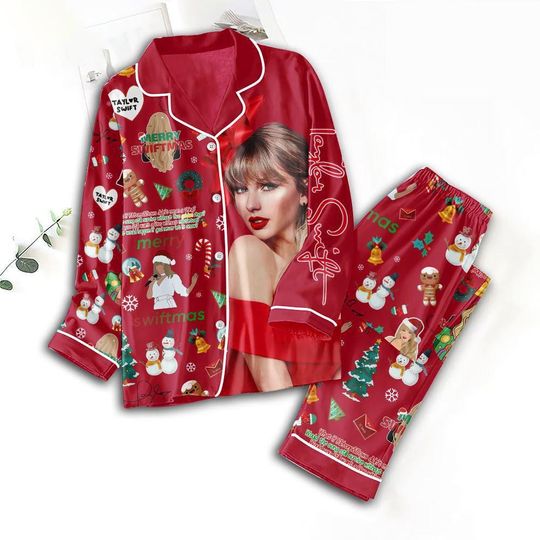 Discover Swiftie Christmas Pajamas, World Tour Band Pajamas Sets