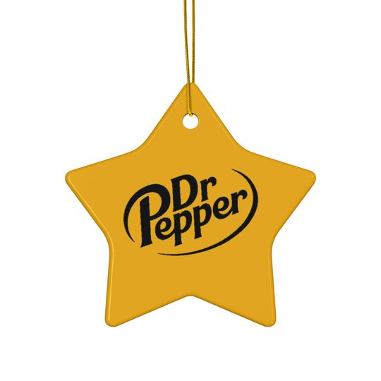 Discover Ceramic Ornament, Dr Pepper Design - Unique Holiday Decoration