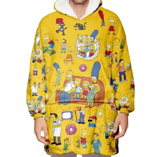 Discover The Simpsons Sherpa Blanket Hoodies