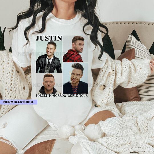 Discover Justin Timberlake world tour shirt print Justin Timberlake t-shirt