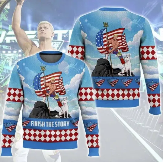 Discover Finish The Story Cody Rhodes Ugly Sweater