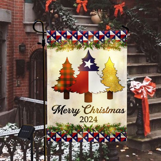 Discover Custom State Christmas Tree  Garden Flag