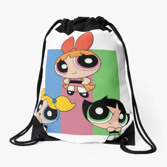 Discover The Powerpuff Girls Drawstring Bag