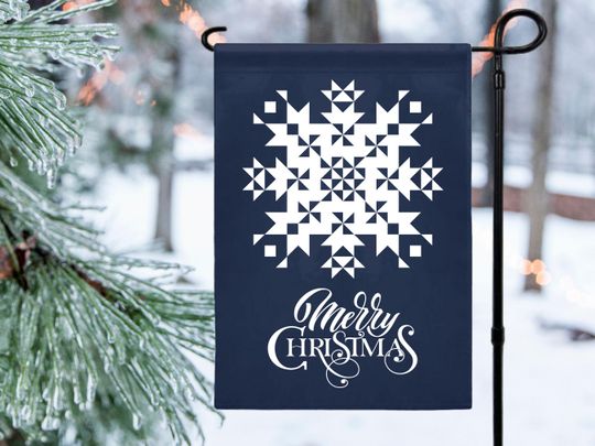 Discover Christmas Flag, Christmas Garden Flag, Winter Flag