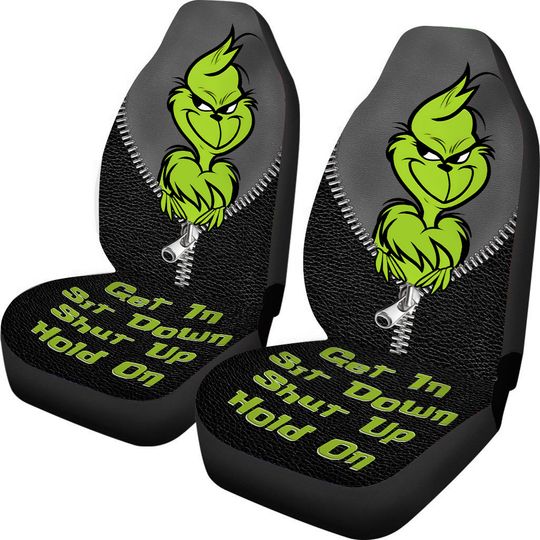Discover funny character Christmas Lover Car Seat Cover