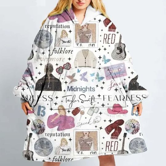Discover T.S's Version One sized Hoodie Blanket