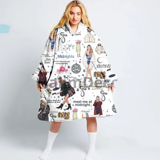 Discover Christmas T.S Album One Sized Hoodie Blanket