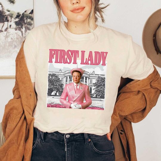 Discover Funny Elon First Lady Cute Vintage tshirt