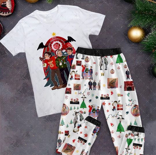 Discover Supernatural Christmas Pajamas Set, Personalized Family Pajamas