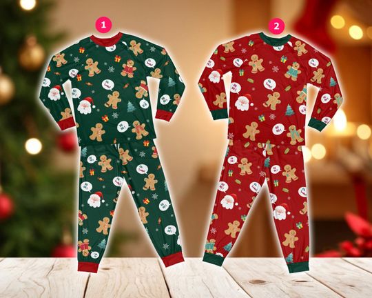 Discover Cookie Squad Christmas Pajamas Set, Christmas Matching