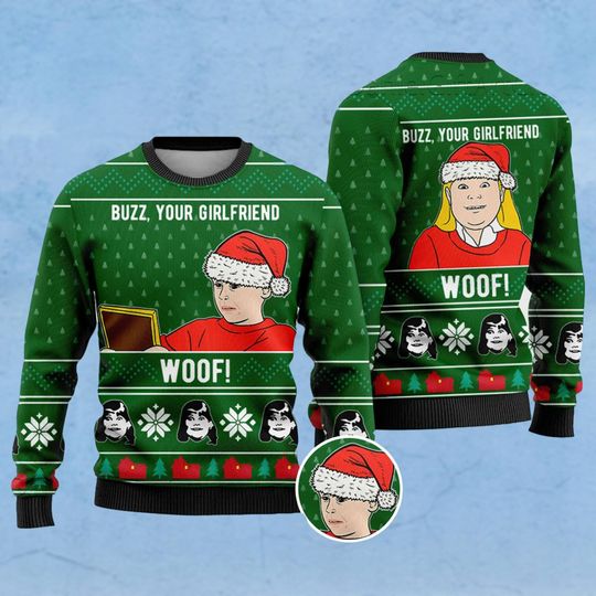 Discover Buzz Your Girlfriend Woof Kevin Home Alone Christmas Sweater
