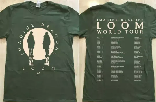 Discover Imagine Dragons Loom Music Tour 2024 T-Shirt