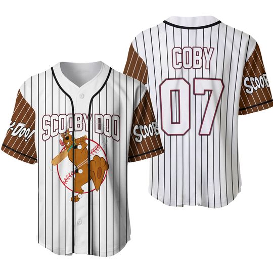 Discover Scooby Doo Baseball Jersey, Personalized Scooby Doo Shirt