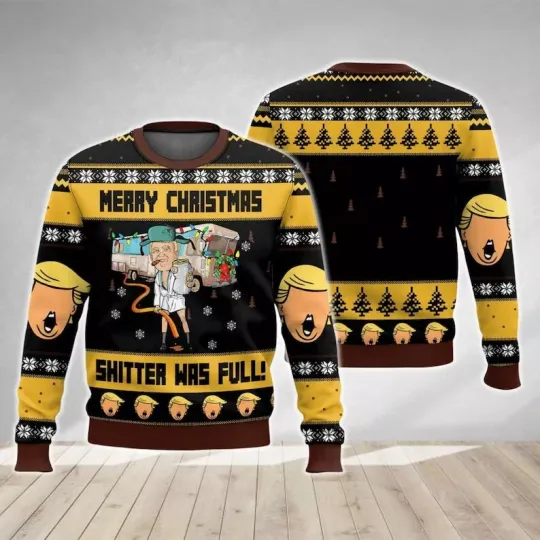 Discover Donald Trump Vacations Merry Christmas Was Full Ugly Sweater