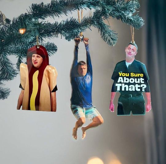 Discover Tim Robinson Zipline Ornament, I Think You Should Leave Acrylic Ornament