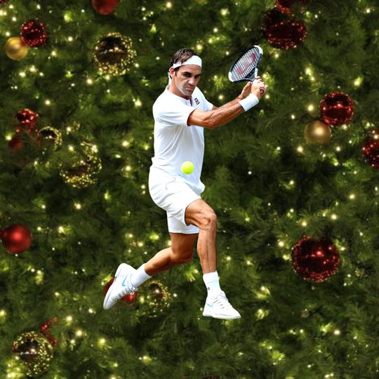 Discover Roger Federer Christmas Acrylic Ornament
