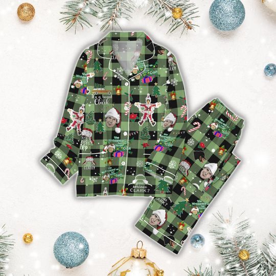 Discover Clark Griswold Pajamas Set, National Lampoon Christmas Vacation Pajamas