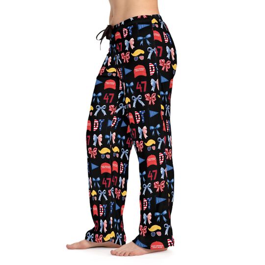 Discover Trump Women's Pajama Pants, Festive Sleepwear