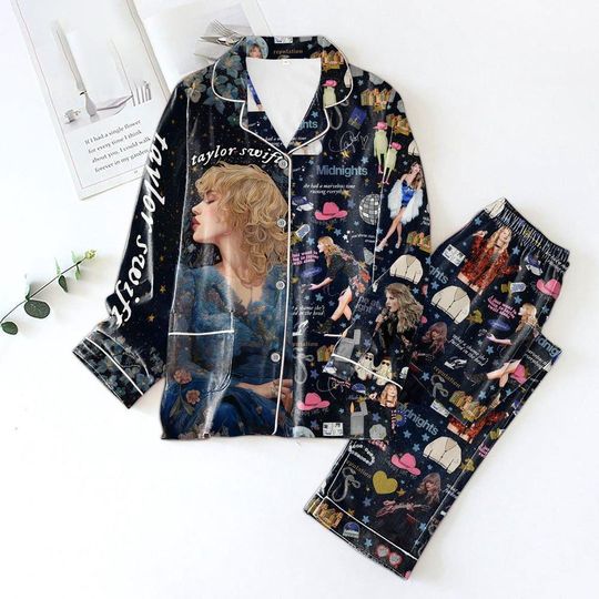 Discover Swiftie Christmas Satin Pajamas