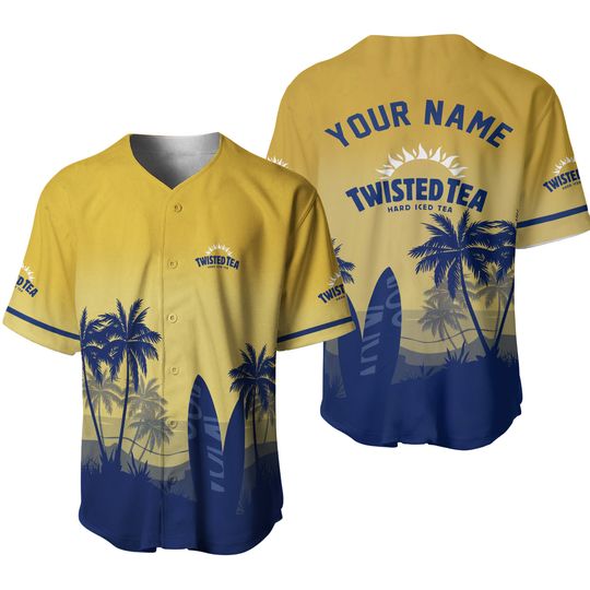 Discover Beer Lovers Twisted Tea Beer Custom Name Baseball Jersey