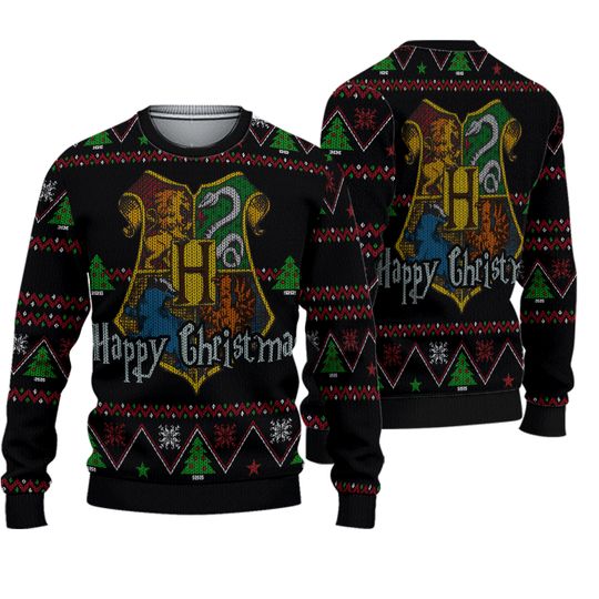 Discover Potter Ugly Christmas Sweater for Holiday Cheer