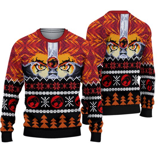 Discover Ho Ho Hooo Holiday Thundercats Ugly Christmas Sweater