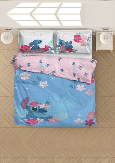 Discover Disneyyy Lilo  Stitchh Paradise Dream Queen Bed Set