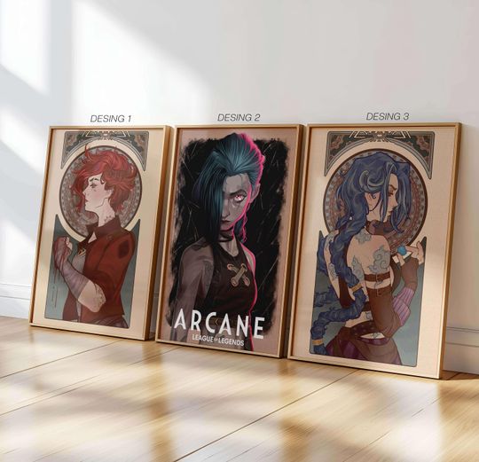Discover Epic Arcane Tv Show Poster | League of Legends | Gaming Gifts