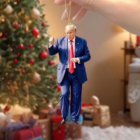 Discover Acrylic Trump Christmas Ornaments - Trump Dancing Ornaments