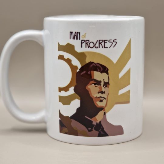 Discover Arcane "Man of Progress" Jayce Mug  League of Legends Inspired Coffee Cup