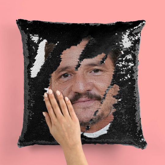 Discover PEDRO PASCAL - Fan Sequin Pillowcase