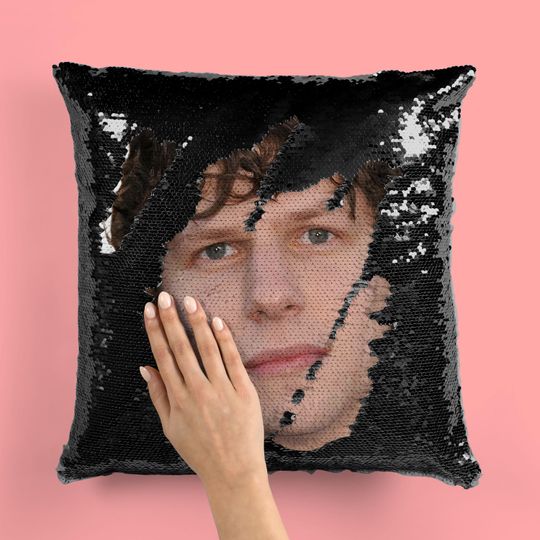 Discover JESSE EISENBERG - Fan Sequin Pillowcase
