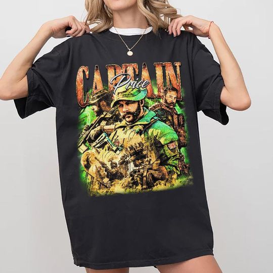 Discover Comfort Color Captain COD Game Character Tshirt, Captain Cod Game Character Fan Shirt