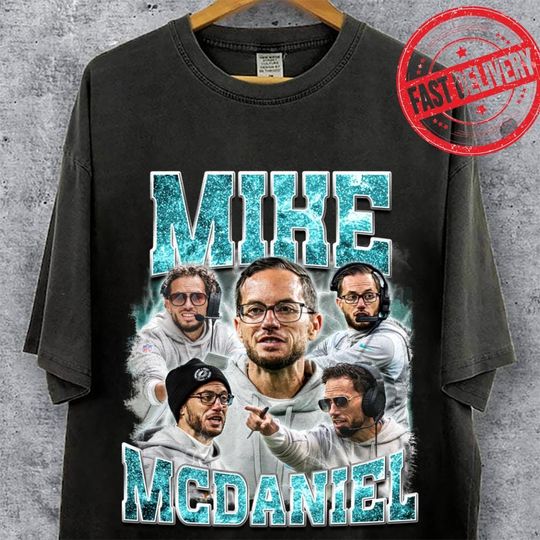 Discover Comfort Color Mike McDaniel Bootleg Sport Vintage Shirt, Mike McDaniel Miami Shirt