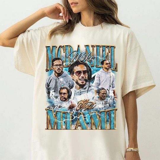 Discover Comfort Color Mike McDaniel Bootleg Sport Vintage Shirt, Mike McDaniel Miami Shirt