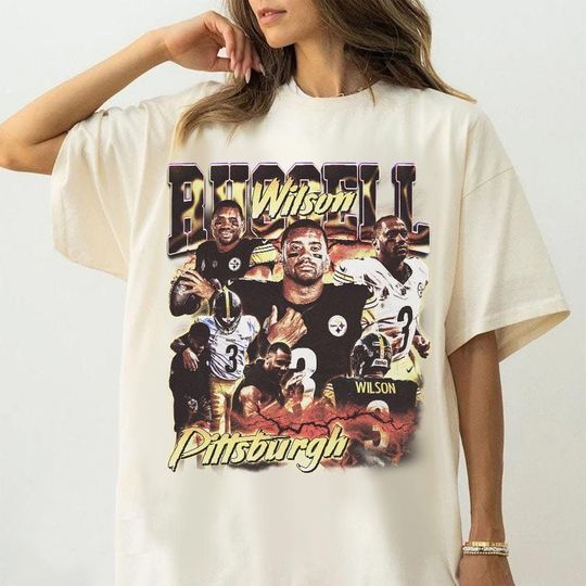 Discover Comfort Color Russell Wilson Wash Shirt, Russell Wilson Steeler Pepper Shirt