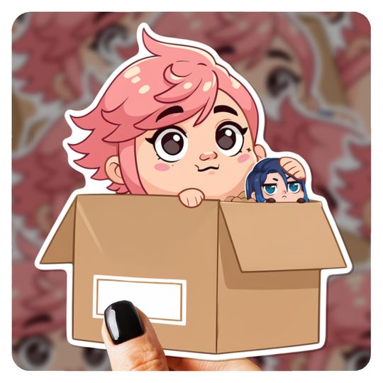 Discover Arcane Vi & Caitlyn Chibi Cute Kawaii Sticker League of Legends Stickers