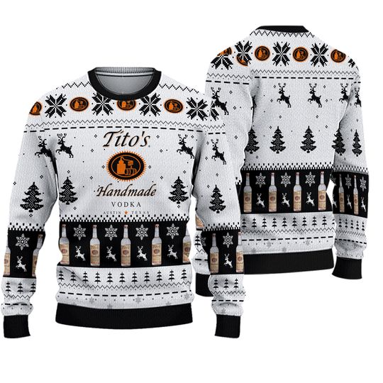 Discover Christmas Ugly Sweater, Titos Christmas Sweater