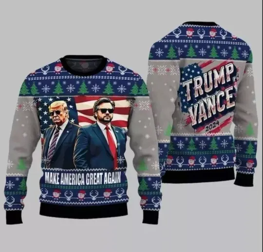 Discover Trump Make Christmas Great Again Funny Ugly Christmas Sweater,Trump Ugly Sweater