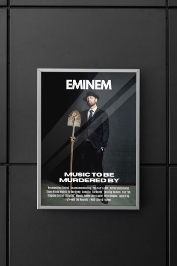 Discover Eminem Music to Be Murdered By Poster Wall Art