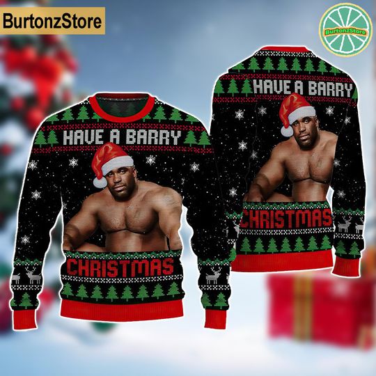 Discover Barry Wood Christmas Ugly Sweater, Funny Christmas Ugly Sweater