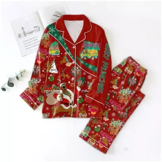 Discover Merry Munchies Scooby Doo Pajamas Set, Scooby Doo Animated Cartoon Pyjamas