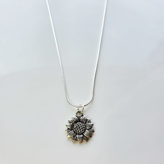 Discover Sunflower Pendant Necklace Gift For Her