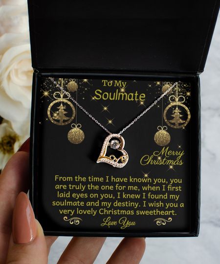 Discover To My Soulmate Love Dancing Necklace Love Dancing Necklace Gift For Her